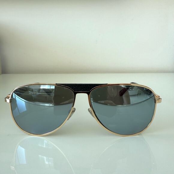 NEW!!! Zilli aviator men sunglasses ZI65021 C01 Authentic Retail 950$ - Picture 1 of 11